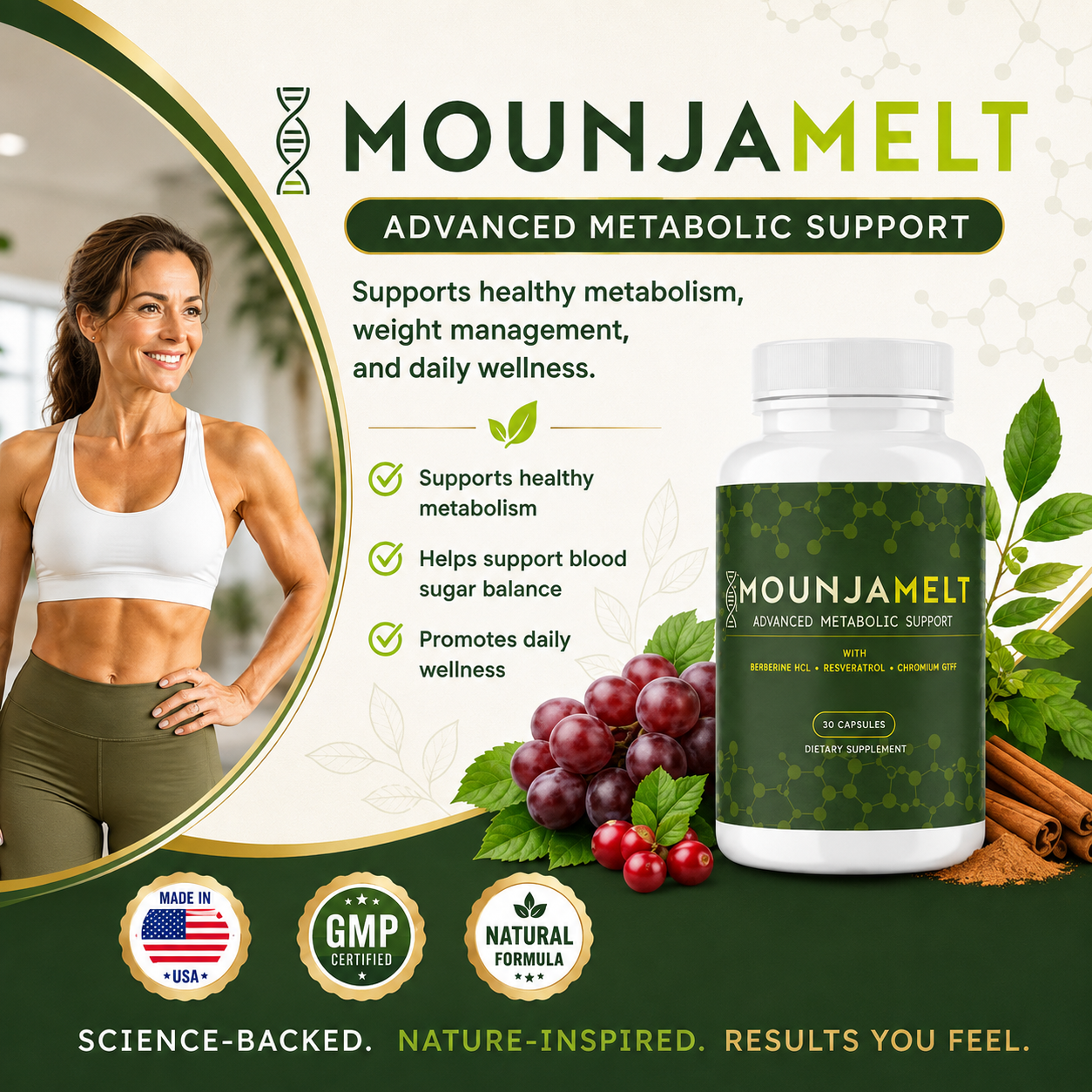 MounjaMelt supplement and formula information